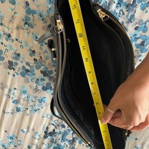 Kate spade tote bag black leather.